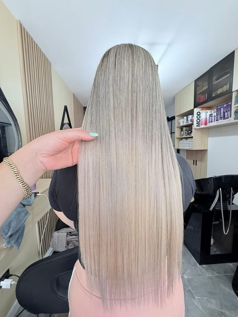Cambio de look rubio